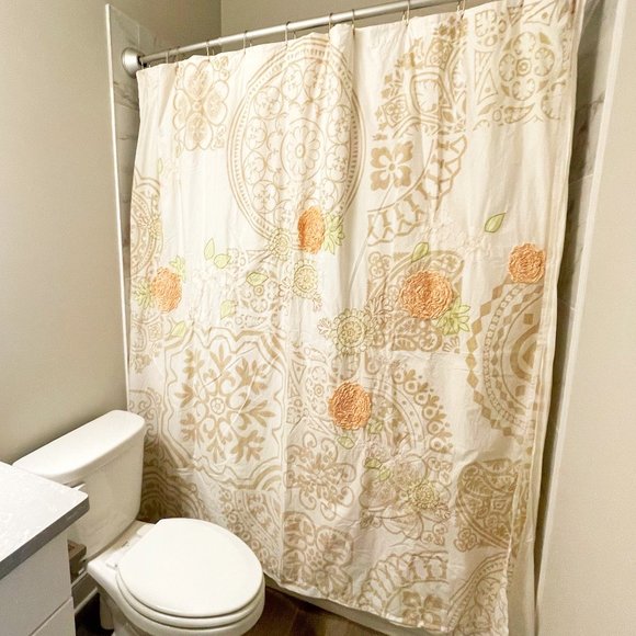 Anthropologie Bath Anthropologie Organic Cotton Shower Curtain